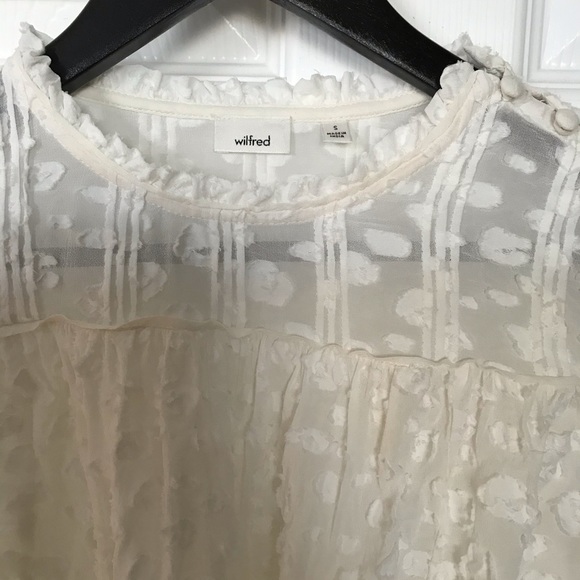 NWOT Aritzia Wilfred Lourdes - White- Size S - Picture 2 of 7